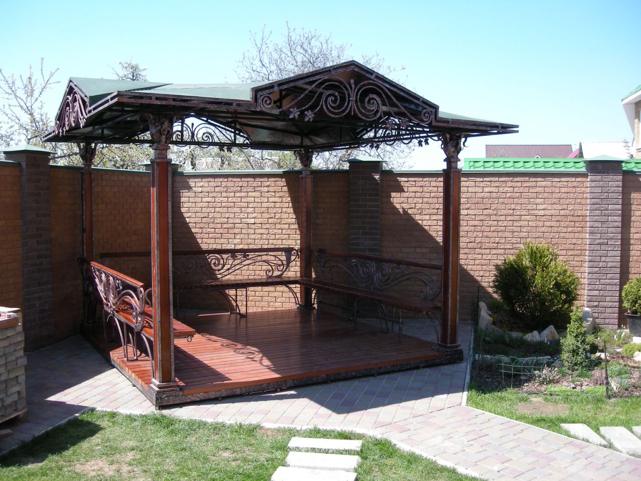 Wooden pergolas